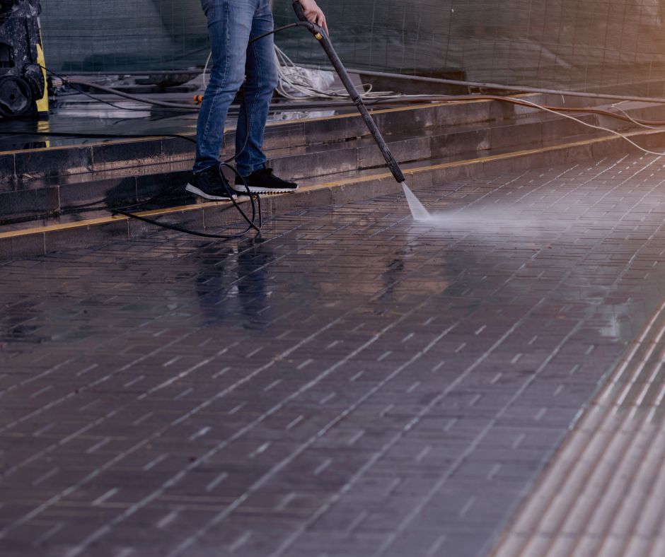 commercial pressure cleaning Dolans Bay property
